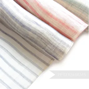 Woven Stripe Sinamay Fabric - 1/2 metre